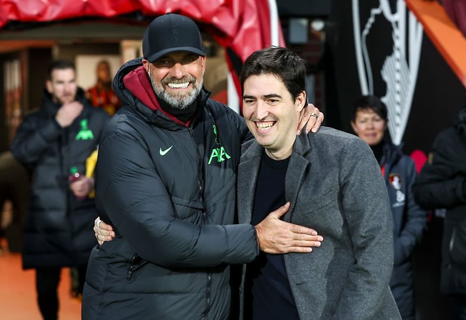 Andoni Iraola in the context of Liverpool's manager search and Klopp's earlier praise