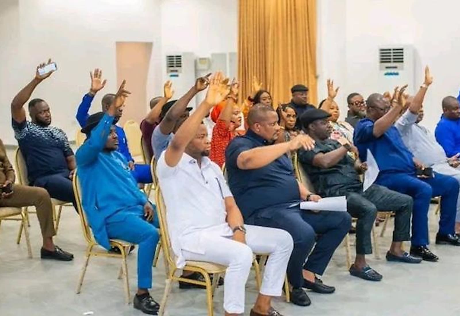Rivers APC Assembly panel members reviewing petitions amid political tension