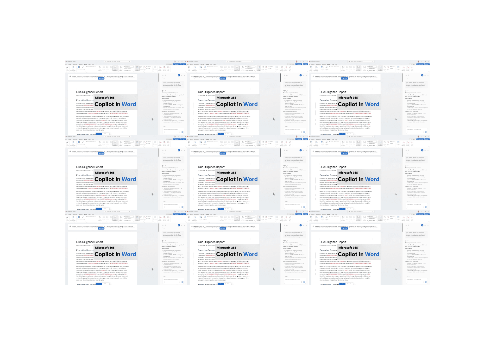 Microsoft Copilot interface displaying legal document assistance